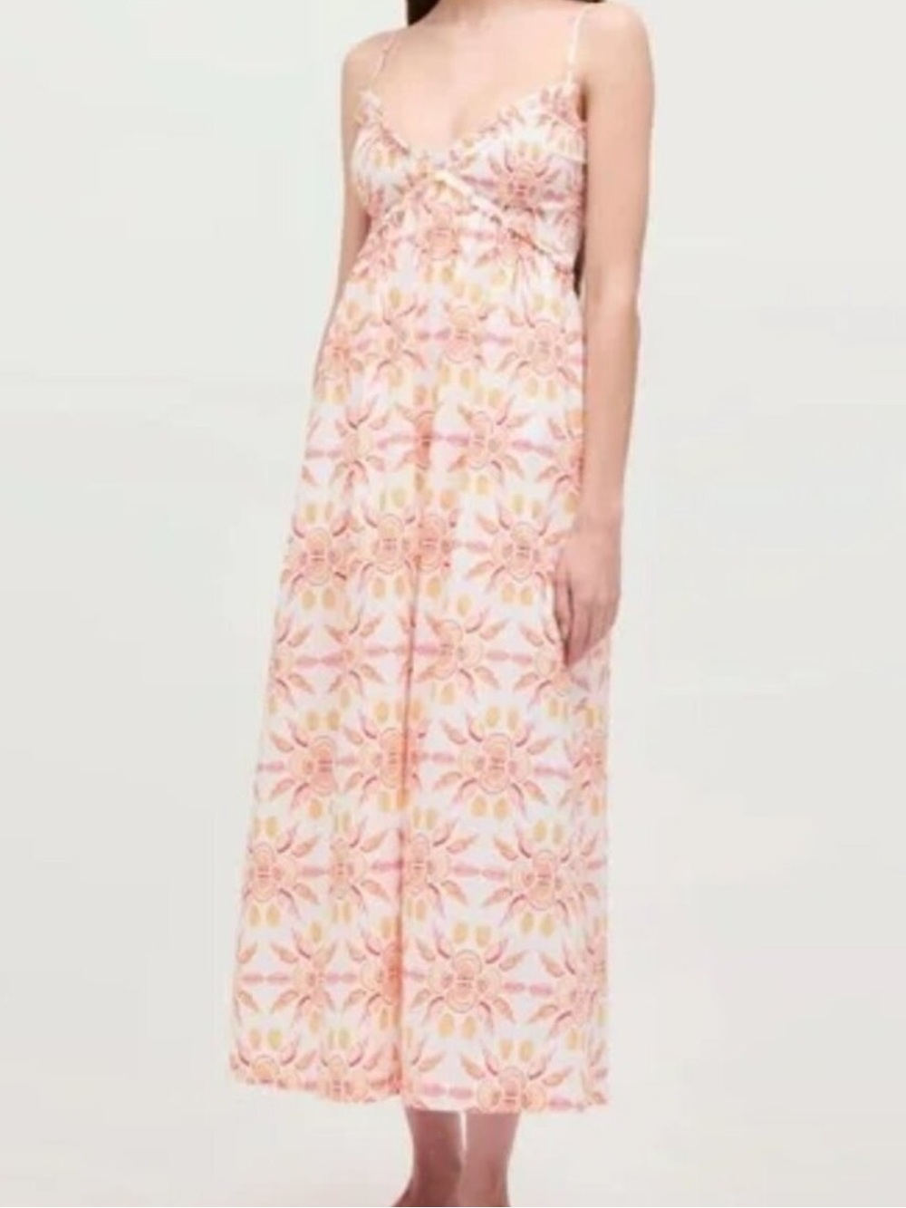 Hill House Sydney Nap dress in orange sunburst
